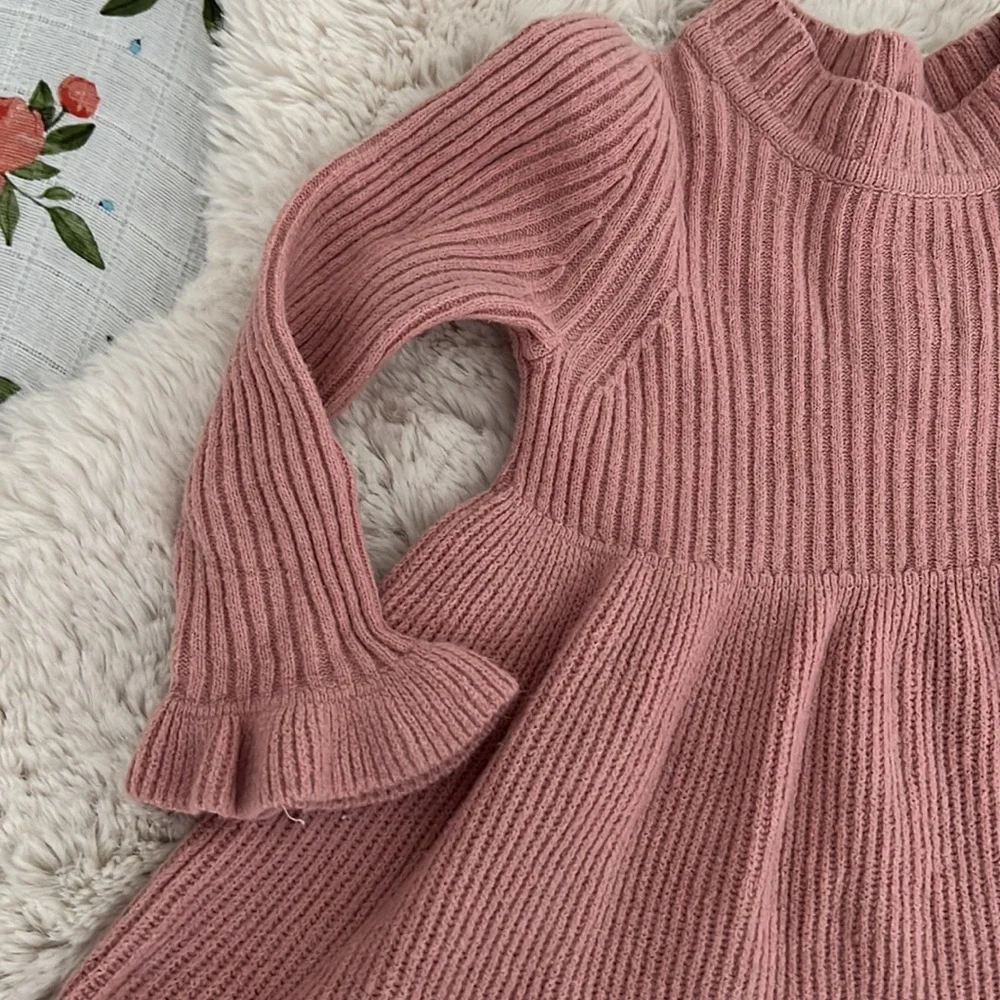 Baby Gap 12-18mos. Pink sweater dress